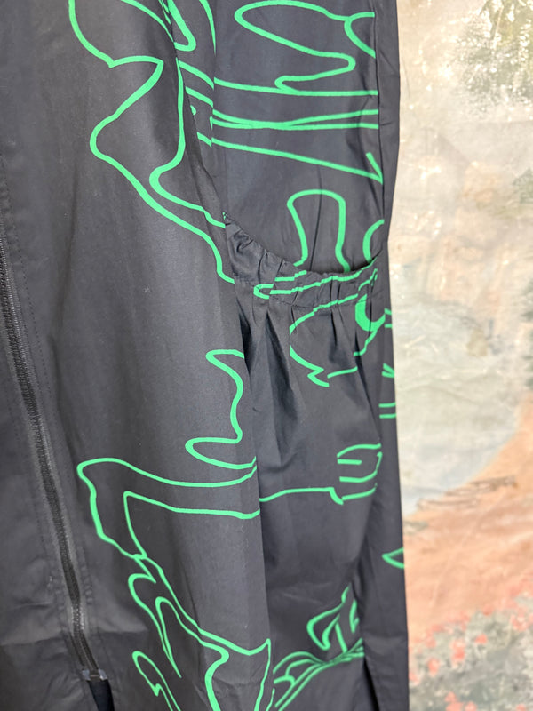 1029 City Scribble Jacket-Green
