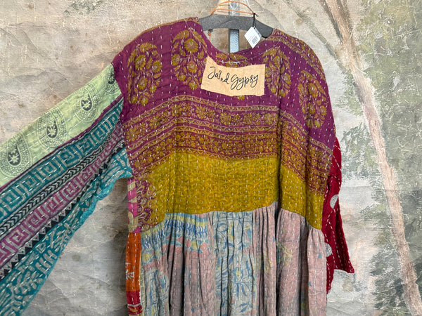 JG-156 Kantha Sunrise Dress-3 MIX