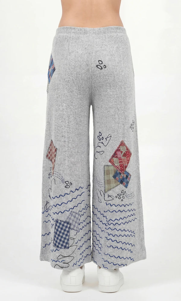 B262BR Wide Leg Palazzo Pant