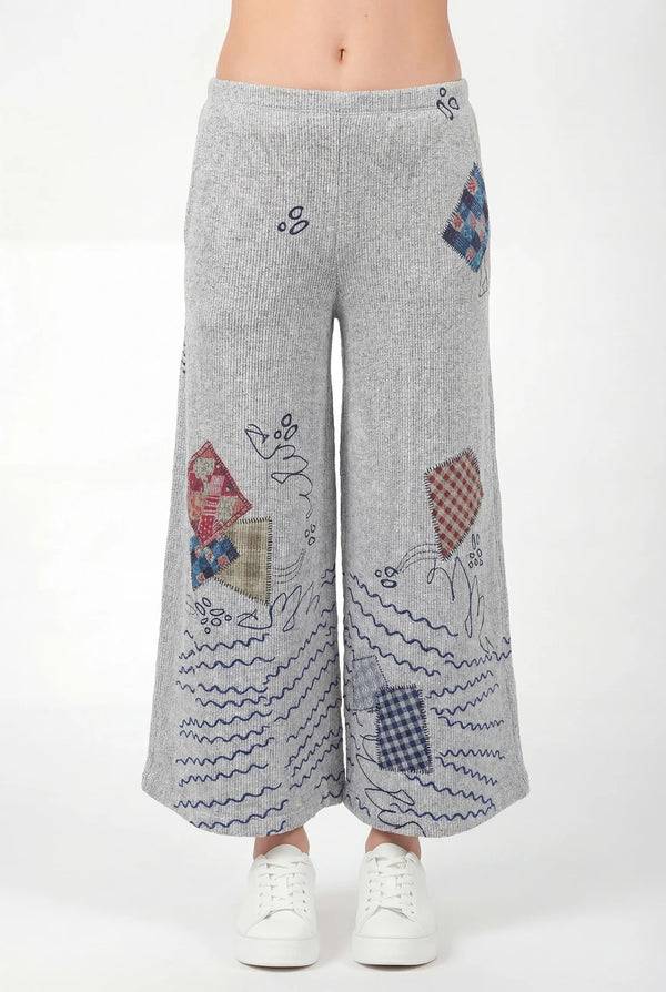 B262BR Wide Leg Palazzo Pant