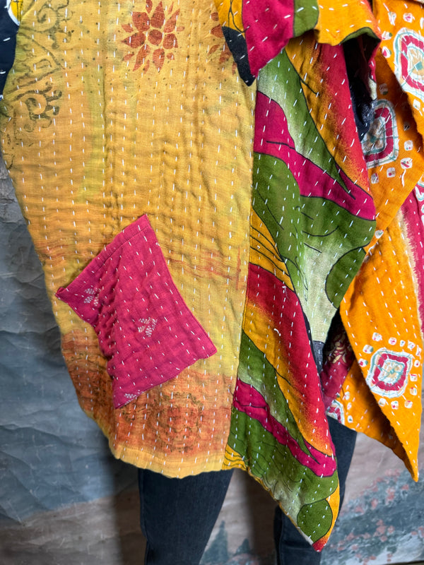 SS6148 Funky Kantha Jacket-Marley A