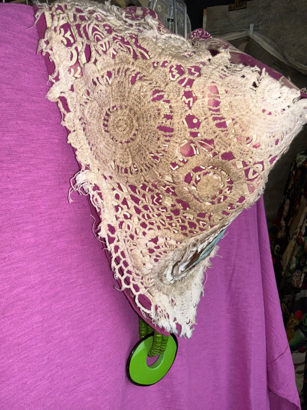ARB Hand Painted Bandana-Magenta