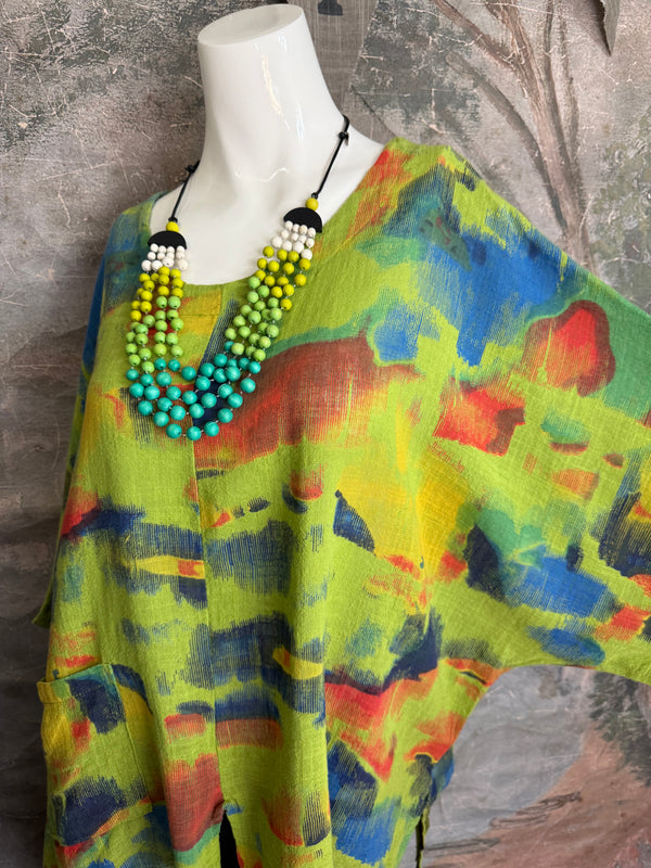 Z6653 Painters Top-Kiwi