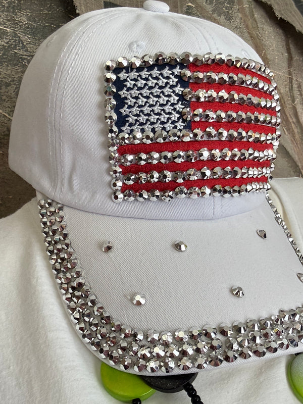 HT277 Embellished Denim BB Cap