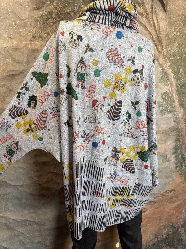 T809BG Cowlneck Pullover