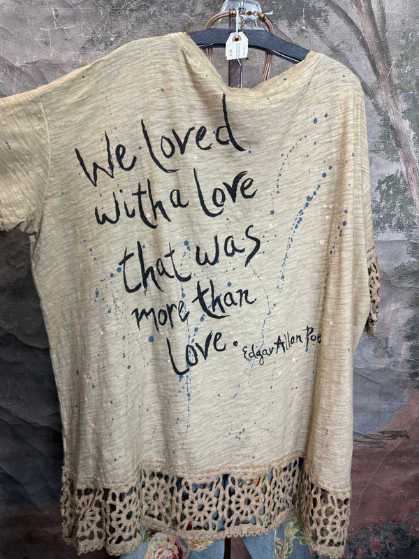 A26 Art-To-Wear LOVE Poem Shirt