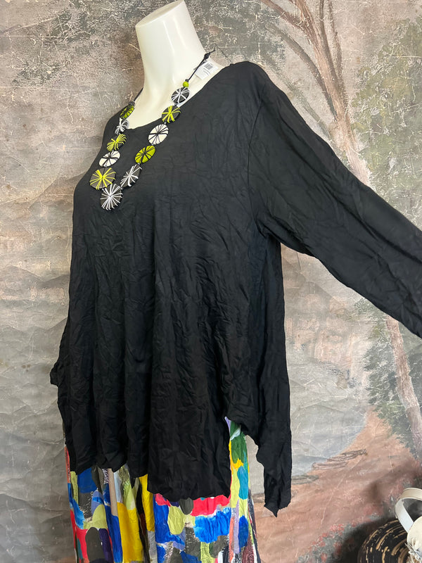 CV-4145 Juliette Top-Black