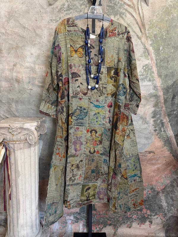 PL-312D Patchwork Art Dress