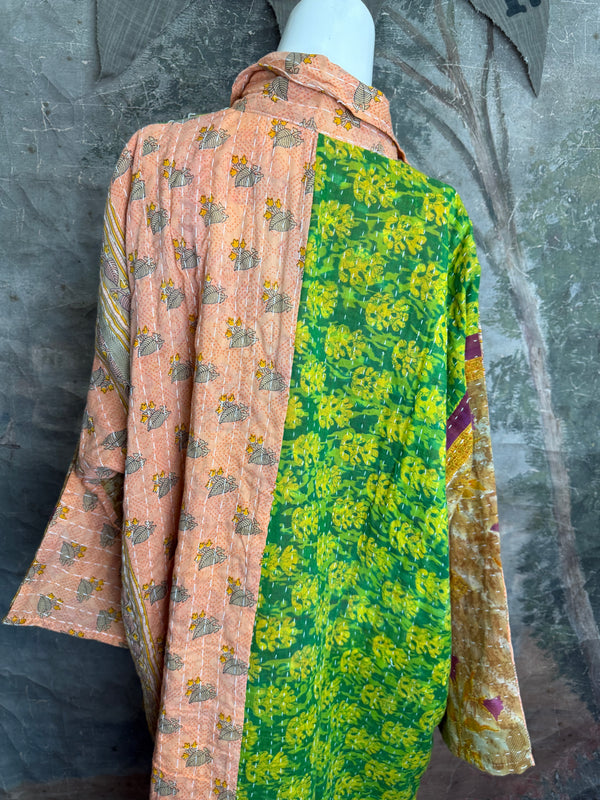 1013w Long Kurta Shirt Dress-Stella