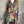 Load image into Gallery viewer, D541 waffle knit cowlneck dress featuring vibrant abstract fruit and geometric mixed print, draped on mannequin - 8
