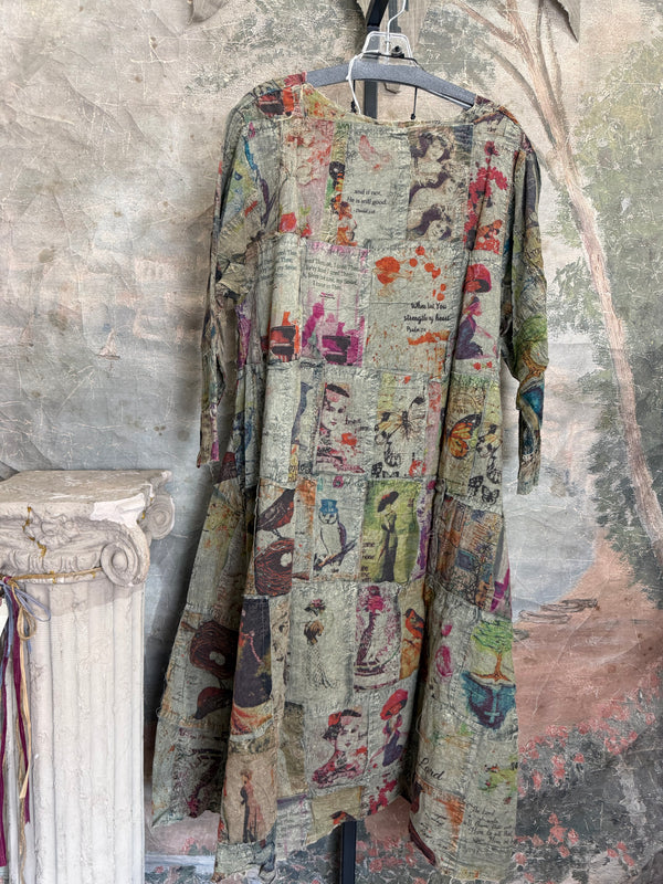 PL-312D Patchwork Art Dress
