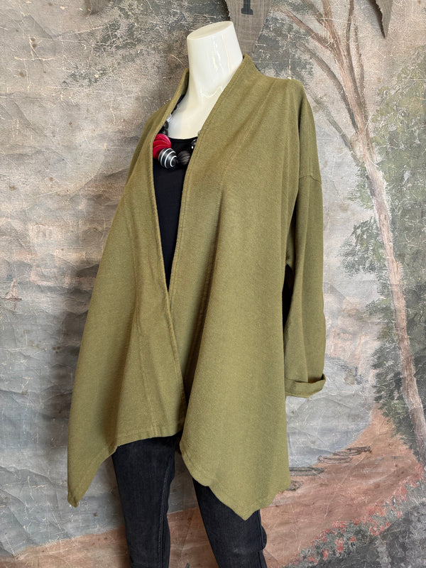 833-3184 Flare Cardi Coat