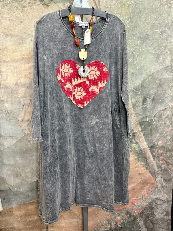 Romance Story T-Shirt Dress-#3