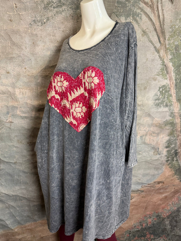 Romance Story T-Shirt Dress-#1