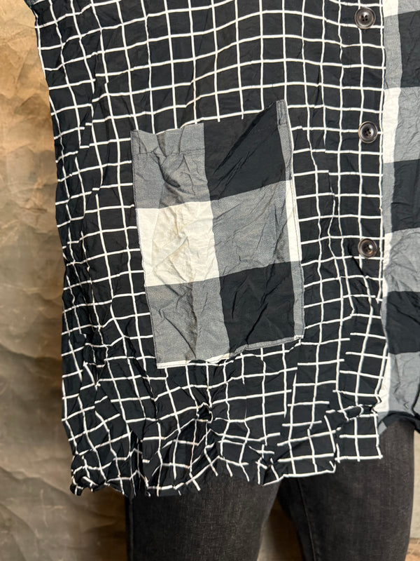 2550 Crushed Plaid Mix Shirt