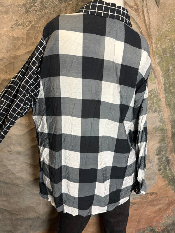 2550 Crushed Plaid Mix Shirt
