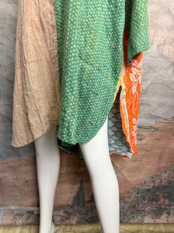 1013w Long Kurta Shirt Dress-Sarah