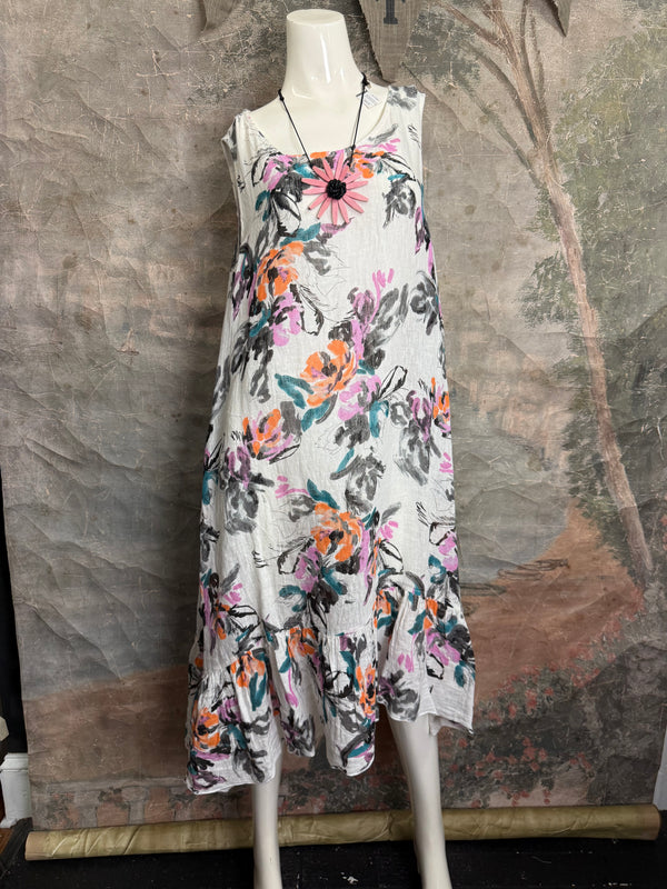 MP-MD1041 Dress W/Ruffle-OFFWHITE7