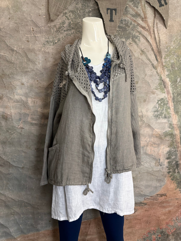 92076 Mix Net Jacket-Mud