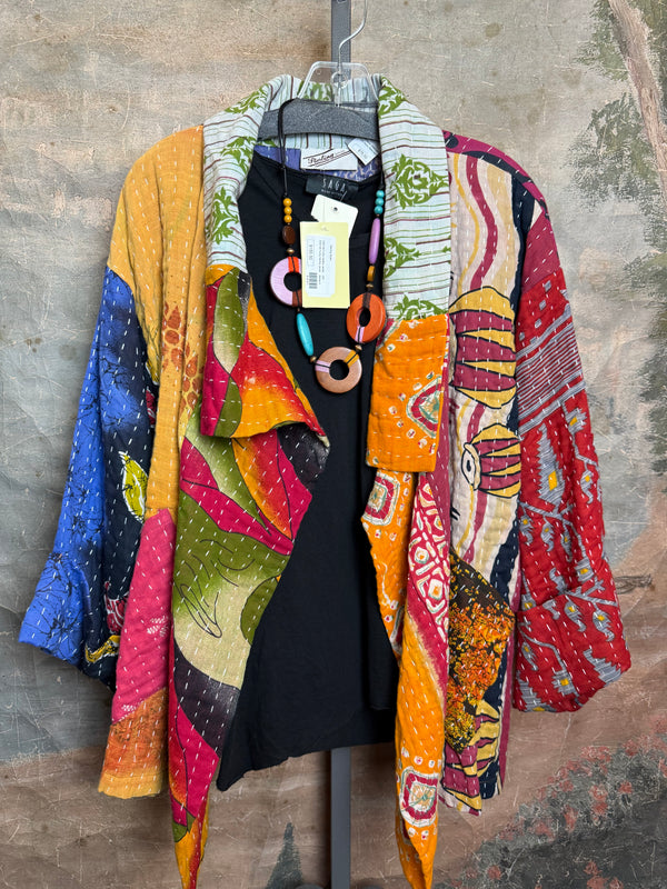 SS6148 Funky Kantha Jacket-Marley A