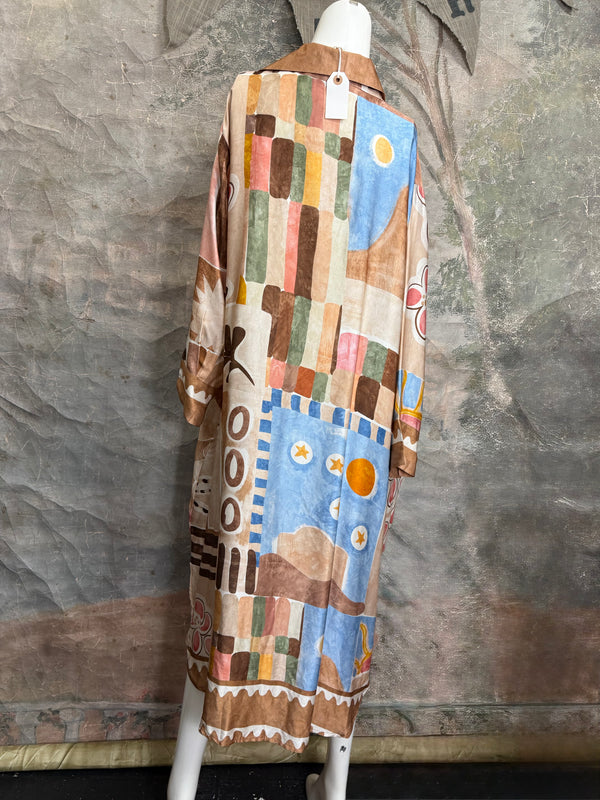 6615 Silk Artsian Dress