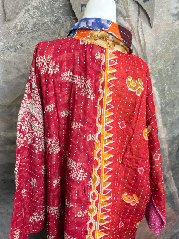 1013w Long Kurta Shirt Dress-Suzie Q