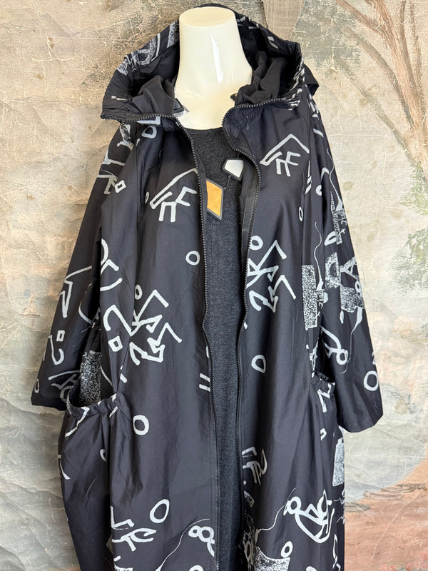 1029 City Scribble Jacket-Gray