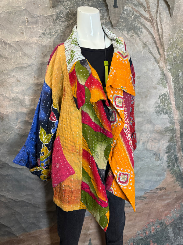 SS6148 Funky Kantha Jacket-Marley A