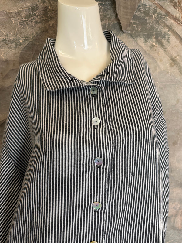 5510 Architecture Top-Black/White Stripe