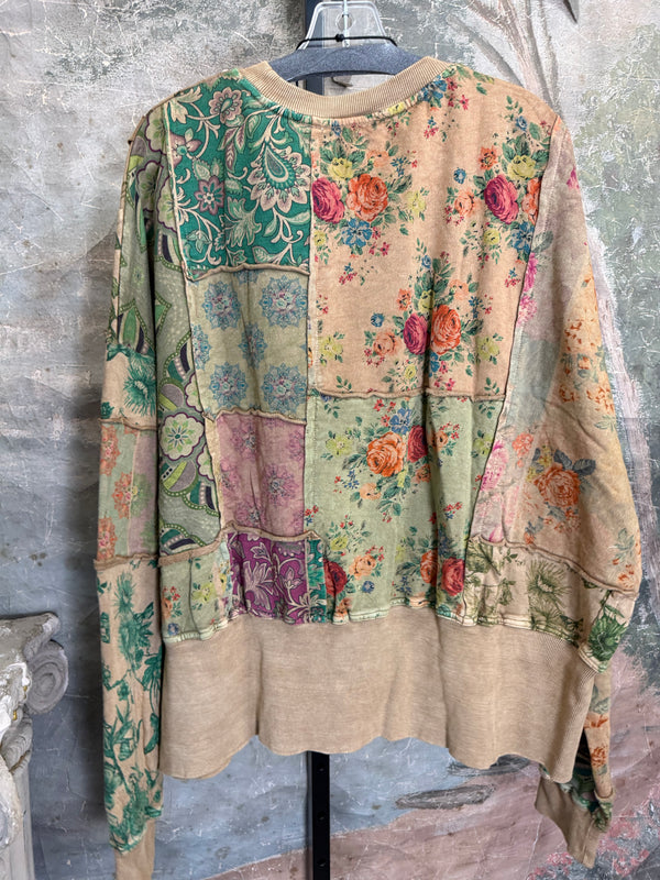 PL-C832 Patchwork Sweatshirt