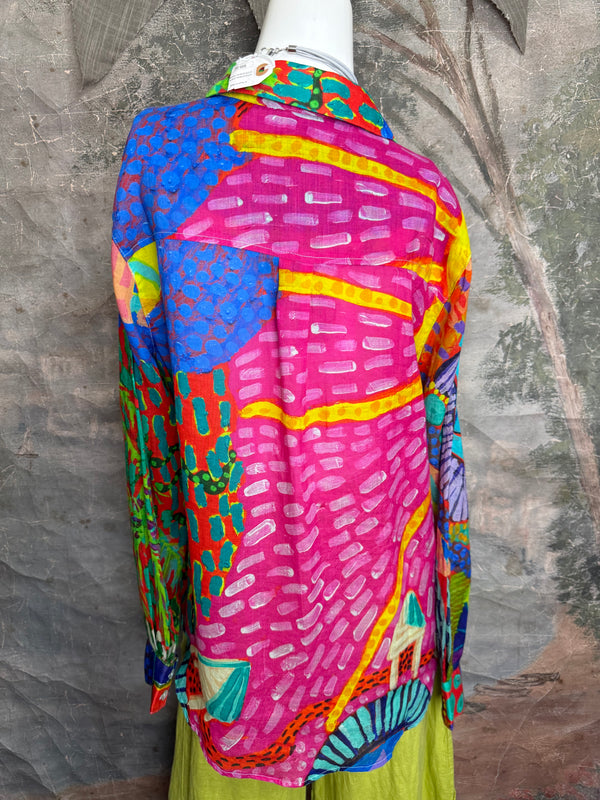 CP-92527 Abstract Blouse