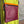 Load image into Gallery viewer, Soruka burgundy leather crossbody bag with orange trim and silver zipper, colorblock mini purse with chain strap - 1
