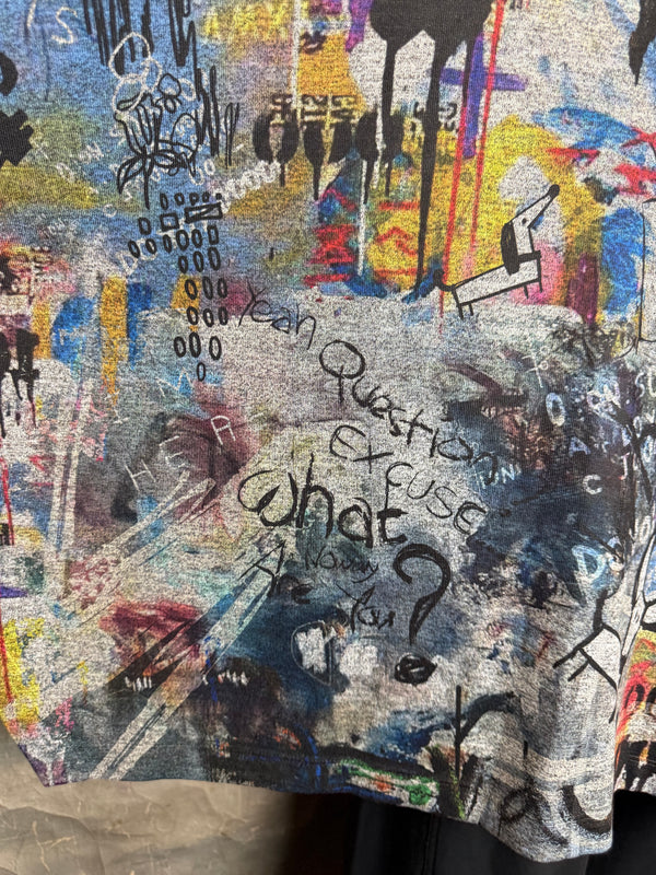 T134T Cowlneck Poncho Top-Coco