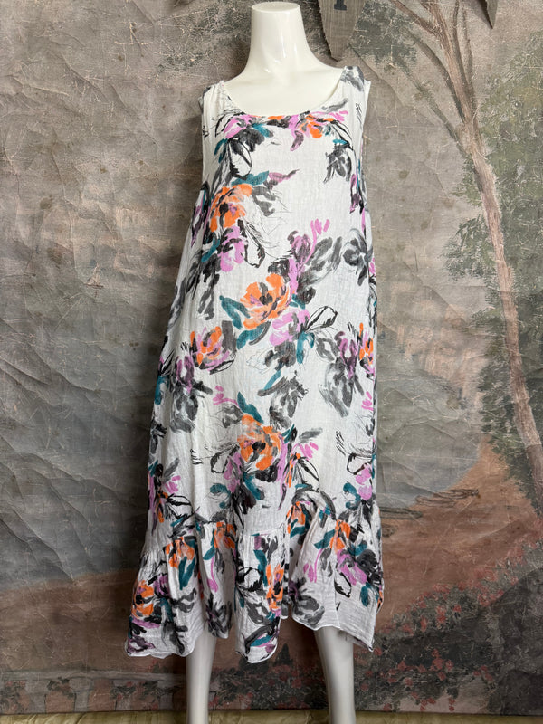 MP-MD1041 Dress W/Ruffle-OFFWHITE7
