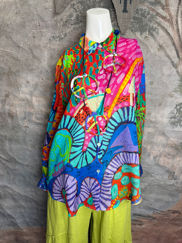 CP-92527 Abstract Blouse