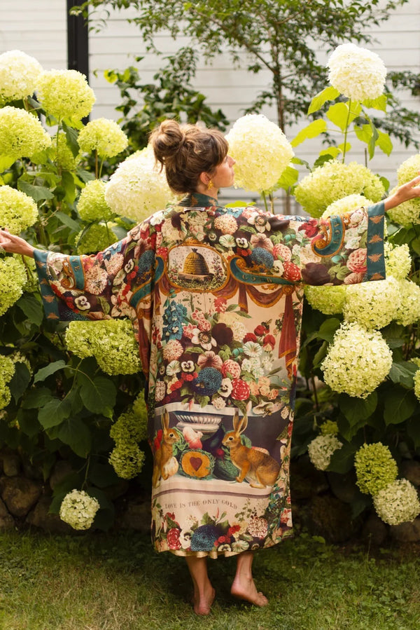 MOTS Opera Duster Kimono Robe-Stay Gold