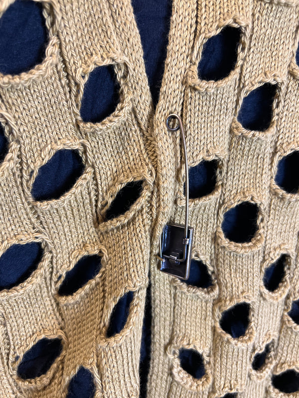 5200 Holiday Knit Cardi-Ochre