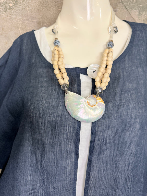 MP-MT348 Bolero With Button-Navy