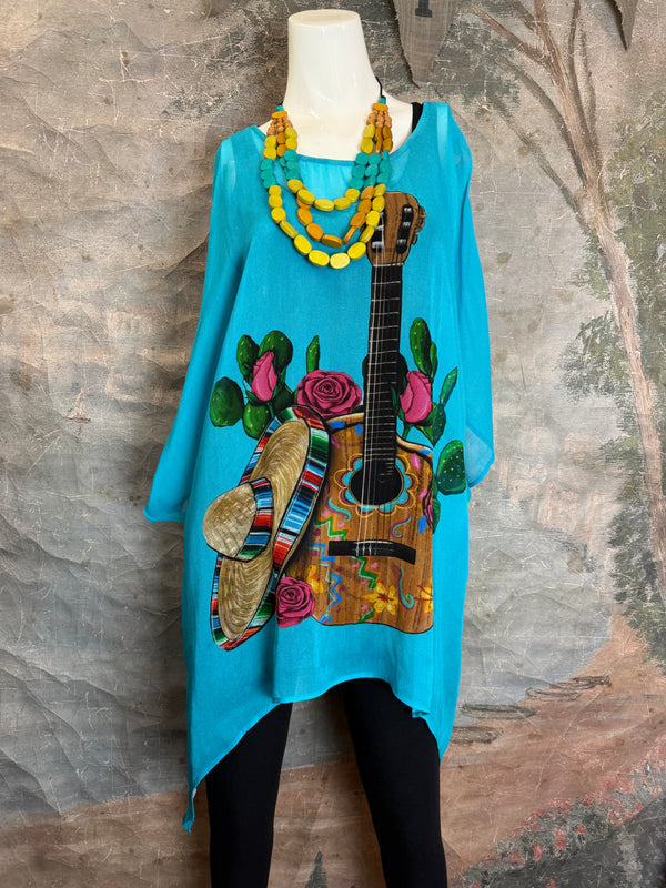 VC187 Guitar & Cactus 2Way Top