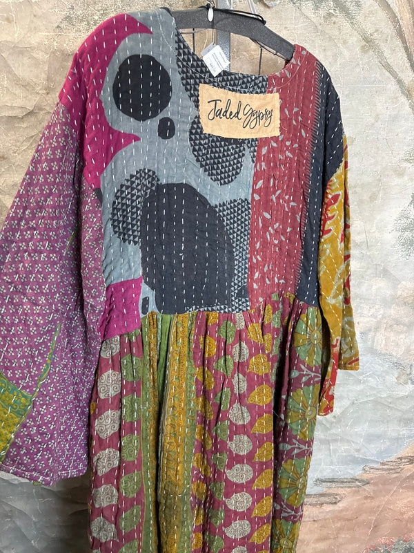 JG-156 Sunrise Kantha PW Dress-MIX 5