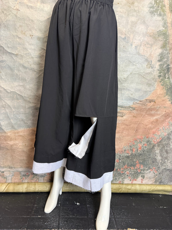 69582 Wide Leg Pants w/Trim