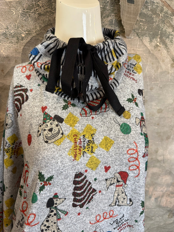 T809BG Cowlneck Pullover