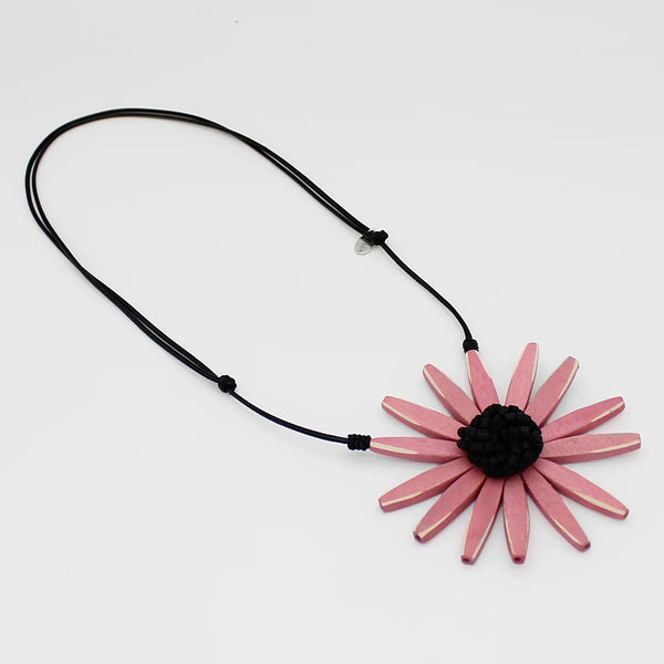 S25 Amaya Flower Necklace-Pink