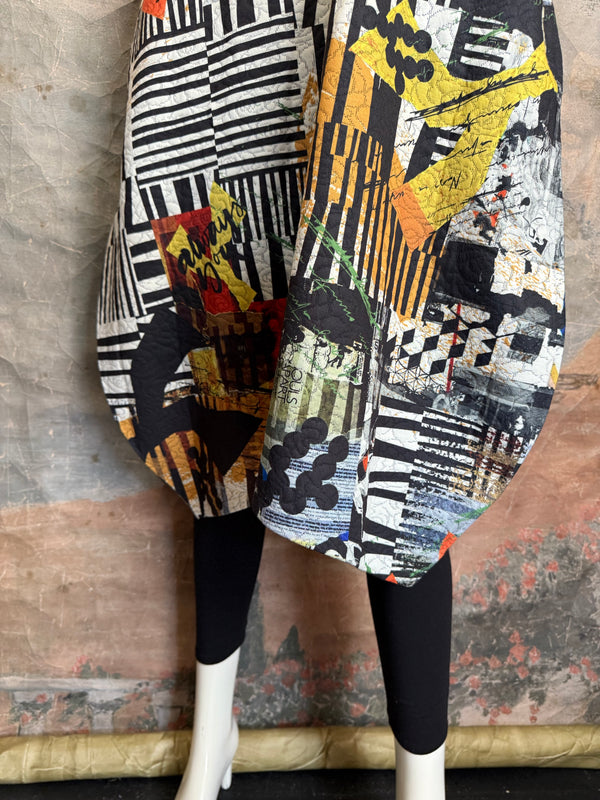 D502NB Slvless Sharkbite Dress-Always You.