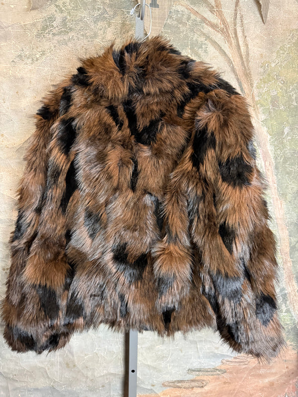 5764 Faux Fur Mink Short Coat