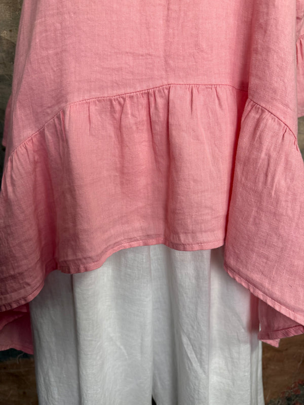 MP-HLT651 Baby Doll Top-Pink