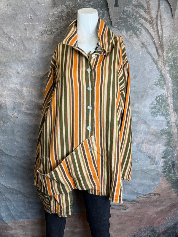 5510 Architecture Top-Autumn Stripe