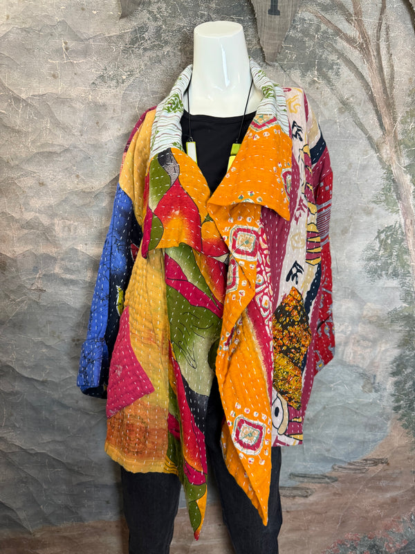 SS6148 Funky Kantha Jacket-Marley A