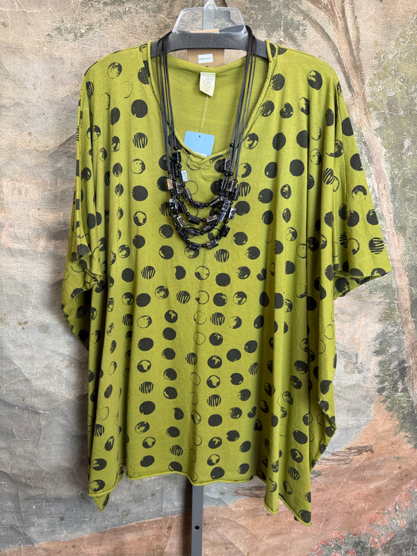 715CL-MOON Oversized Tunic Tee-Spud