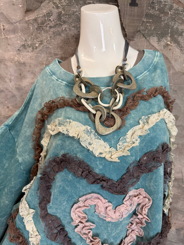 A26 Stitch Love Story Sweatshirt